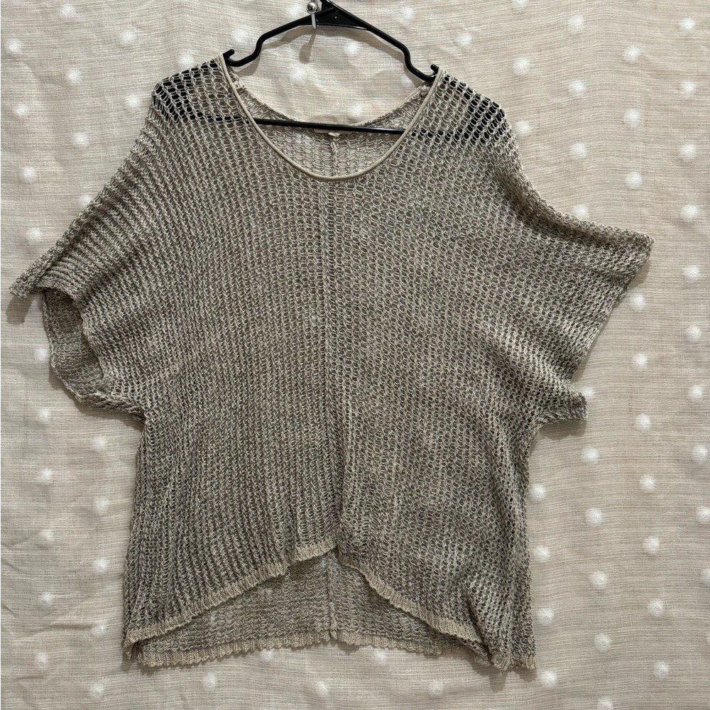 eileen fisher Women's see thru Top M